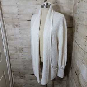 Sideffects off white cardigan